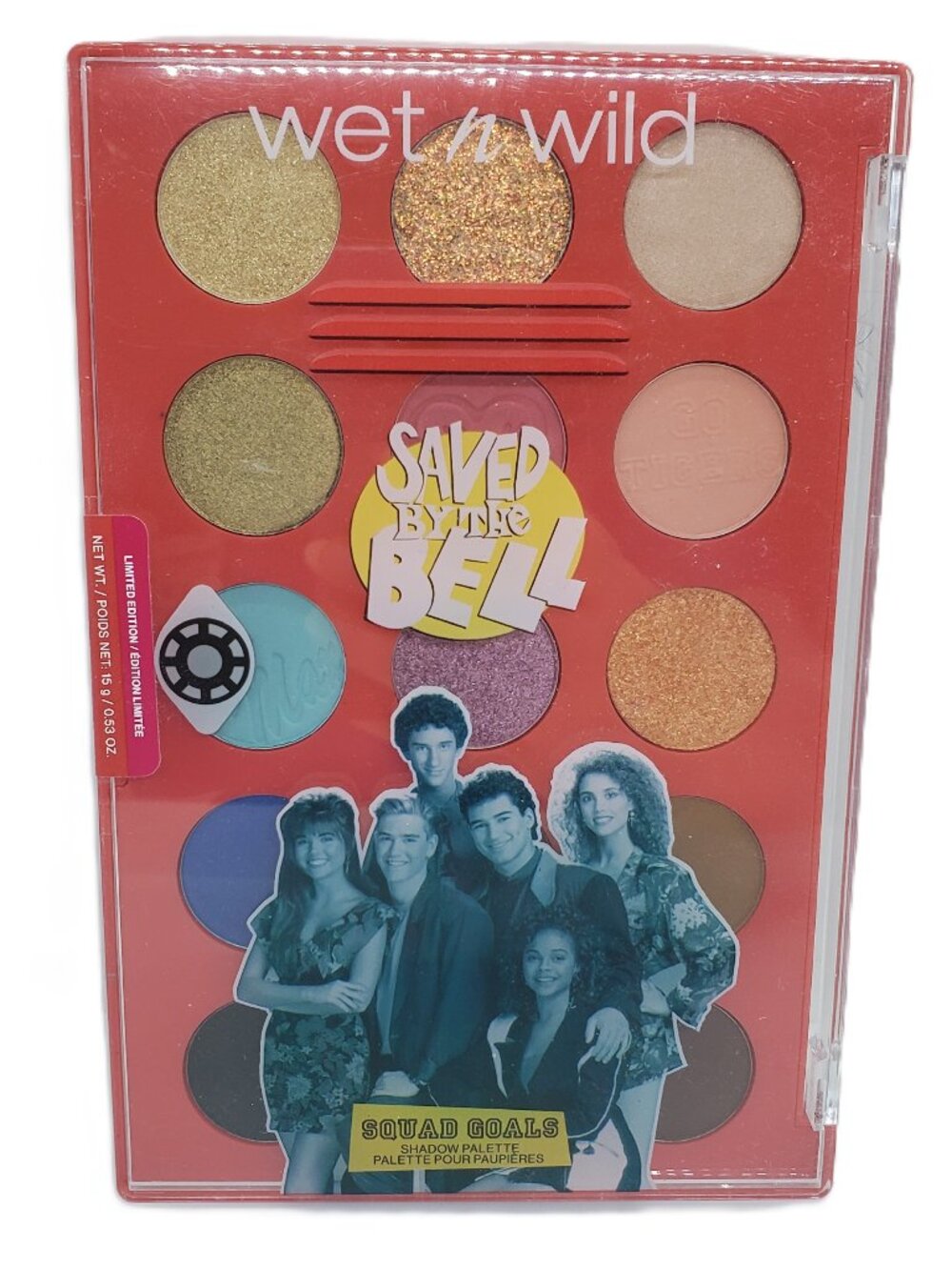 Wet N Wild Saved by the Bell Eyeshadow Palette 15 Shades Retro 90s Makeup